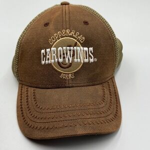 Jacobson‎ Hat Copperhead CaroWinds Trucker Hat Brown Mesh Back Adjustable